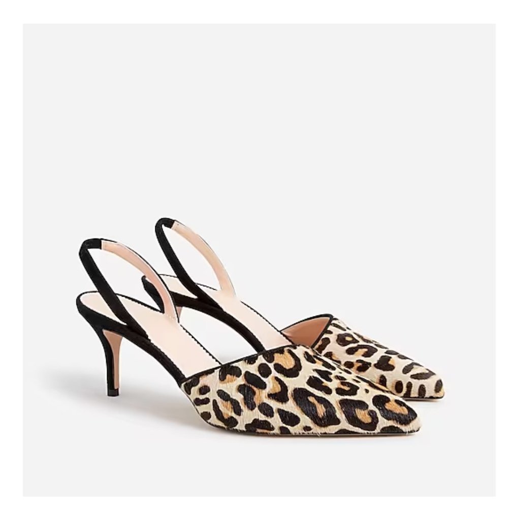 J. Crew Leopard Print Heels